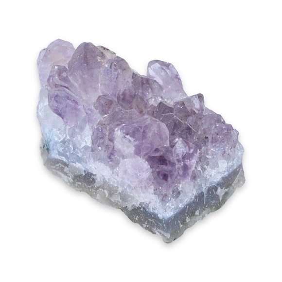 Raw Amethyst Crystal Cluster Geode Specimen from Vintage Rock Hound Estate - Picture 2 of 4